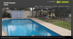 Desktop Screenshot of paddlesteamermotel.com.au